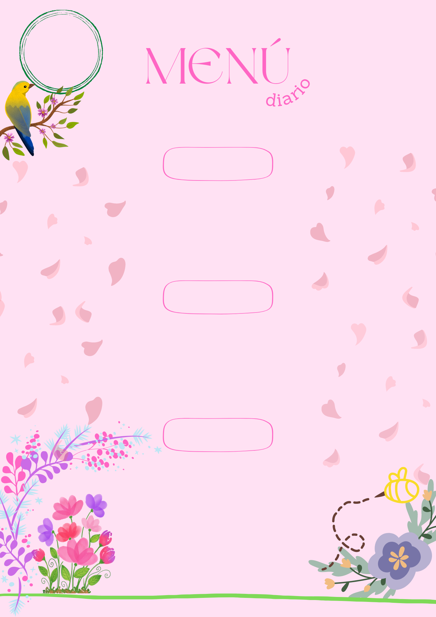 Plantilla de Primavera